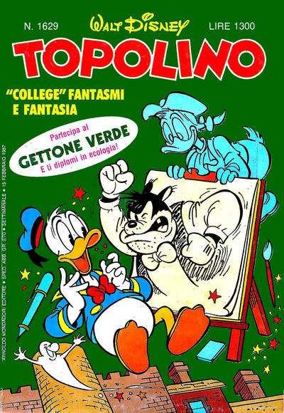 Cover for Topolino (Mondadori, 1949 series) #1629