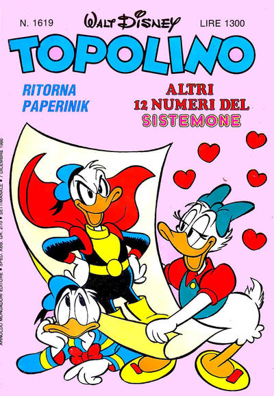Cover for Topolino (Mondadori, 1949 series) #1619