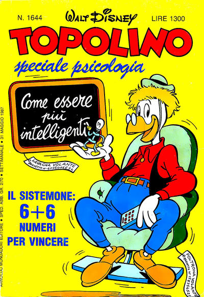Cover for Topolino (Mondadori, 1949 series) #1644