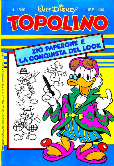 Cover for Topolino (Mondadori, 1949 series) #1649