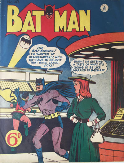 Cover for Batman (K. G. Murray, 1950 series) #43 [6d]