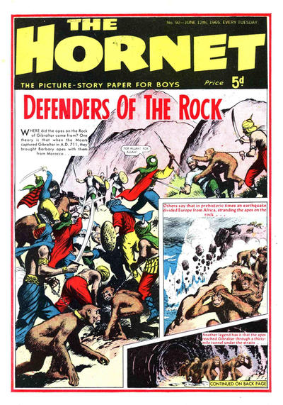 Cover for The Hornet (D.C. Thomson, 1963 series) #92