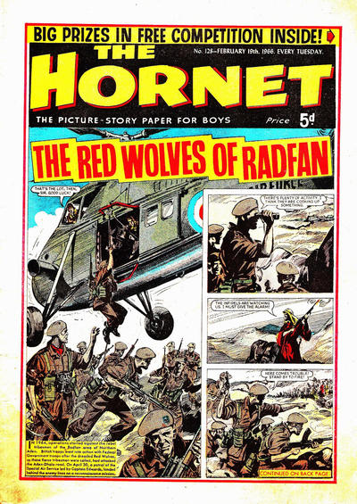 Cover for The Hornet (D.C. Thomson, 1963 series) #128