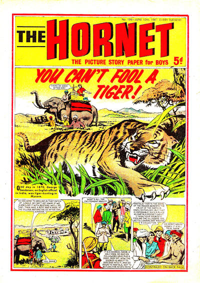 Cover for The Hornet (D.C. Thomson, 1963 series) #196