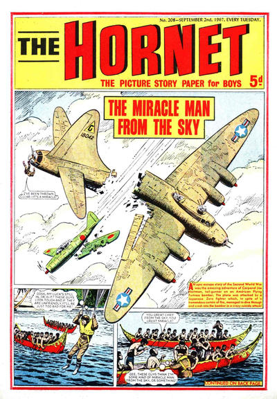 Cover for The Hornet (D.C. Thomson, 1963 series) #208