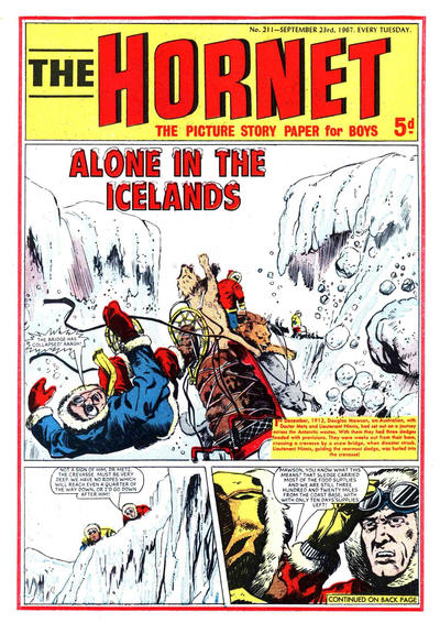 Cover for The Hornet (D.C. Thomson, 1963 series) #211