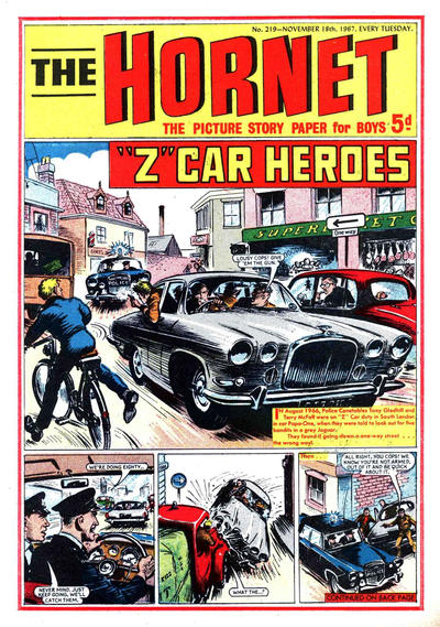 Cover for The Hornet (D.C. Thomson, 1963 series) #219