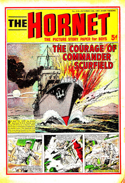 Cover for The Hornet (D.C. Thomson, 1963 series) #214