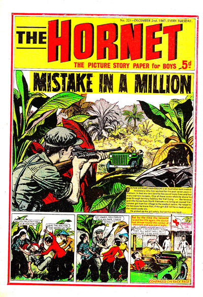 Cover for The Hornet (D.C. Thomson, 1963 series) #221