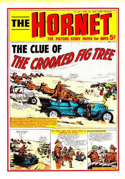 Cover for The Hornet (D.C. Thomson, 1963 series) #291
