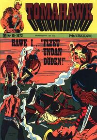 Cover Thumbnail for Tomahawk (Williams Förlags AB, 1969 series) #10/1972