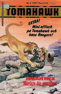 Cover Thumbnail for Tomahawk (Semic, 1982 series) #4/1982