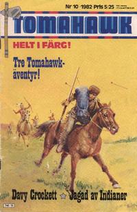 Cover Thumbnail for Tomahawk (Semic, 1982 series) #10/1982