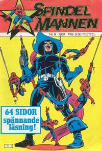 Cover Thumbnail for Spindelmannen (Atlantic Förlags AB, 1978 series) #9/1984