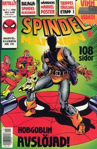 Cover Thumbnail for Spindelmannen (SatellitFörlaget, 1988 series) #7/1990