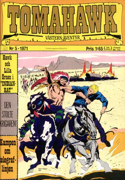 Cover for Tomahawk (Williams Förlags AB, 1969 series) #5/1971