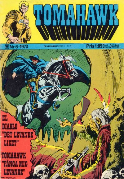 Cover for Tomahawk (Williams Förlags AB, 1969 series) #6/1973