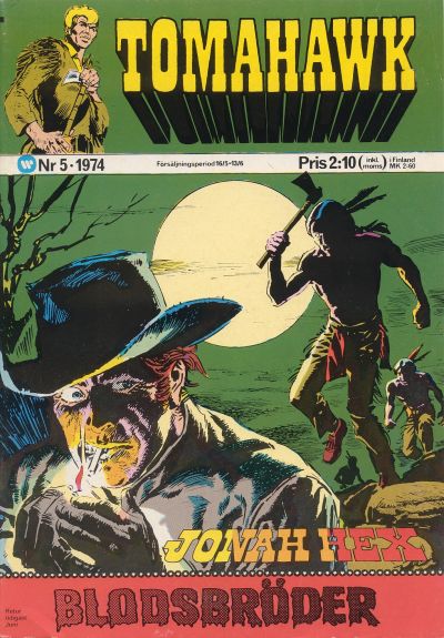 Cover for Tomahawk (Williams Förlags AB, 1969 series) #5/1974