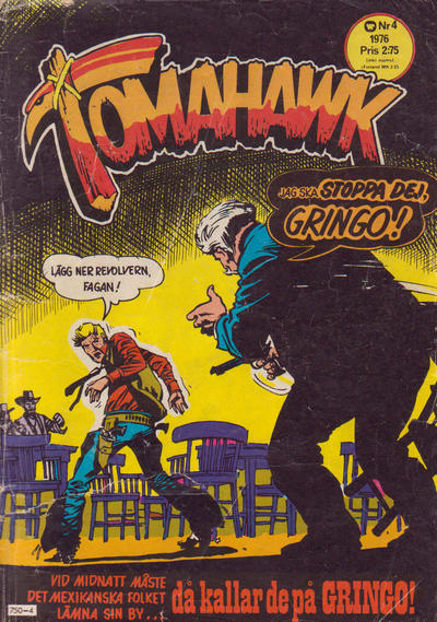 Cover for Tomahawk (Williams Förlags AB, 1969 series) #4/1976