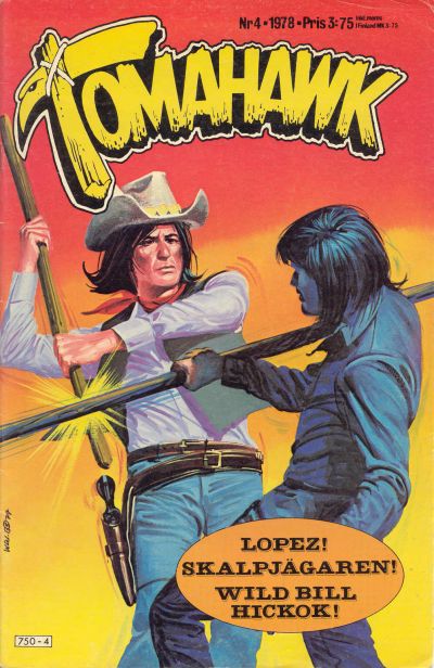Cover for Tomahawk (Semic, 1976 series) #4/1978