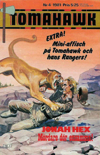 Cover for Tomahawk (Semic, 1982 series) #4/1982