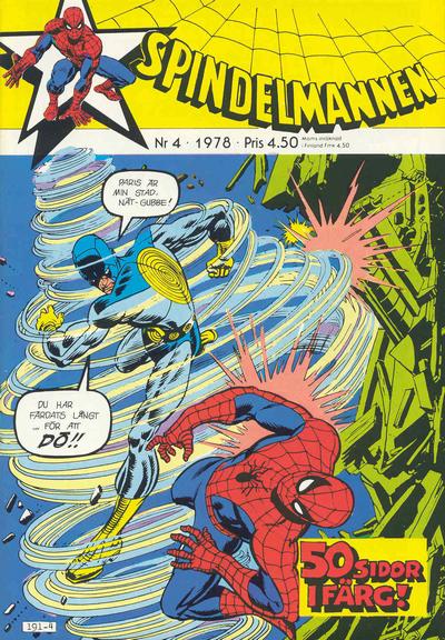 Cover for Spindelmannen (Atlantic Förlags AB, 1978 series) #4/1978