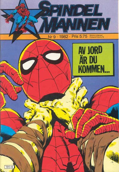 Cover for Spindelmannen (Atlantic Förlags AB, 1978 series) #9/1982