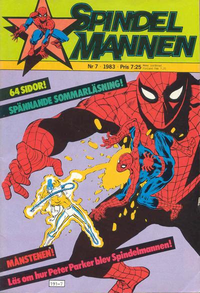 Cover for Spindelmannen (Atlantic Förlags AB, 1978 series) #7/1983