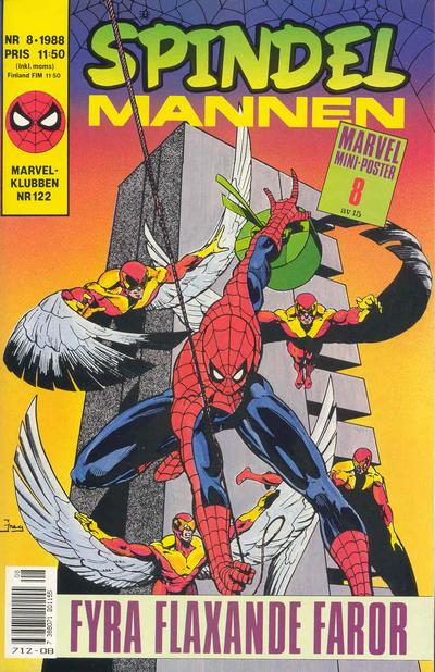 Cover for Spindelmannen (SatellitFörlaget, 1988 series) #8/1988