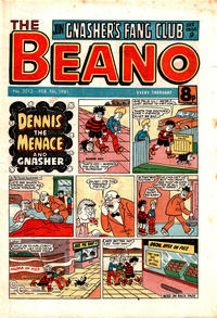 Cover Thumbnail for The Beano (D.C. Thomson, 1950 series) #2012