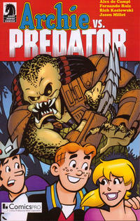 Cover Thumbnail for Archie vs. Predator, ComicsPRO 2015 Ashcan (Dark Horse, 2015 series) 