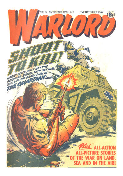 Cover for Warlord (D.C. Thomson, 1974 series) #113