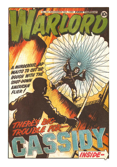 Cover for Warlord (D.C. Thomson, 1974 series) #321