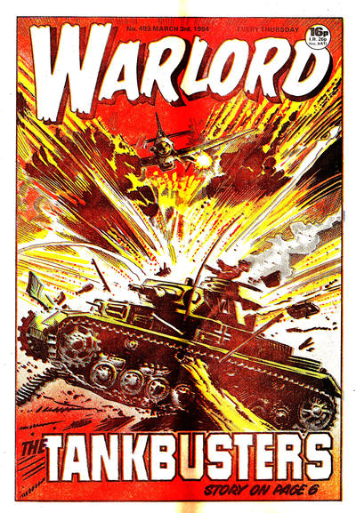 Cover for Warlord (D.C. Thomson, 1974 series) #493