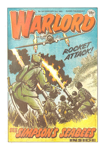 Cover for Warlord (D.C. Thomson, 1974 series) #541