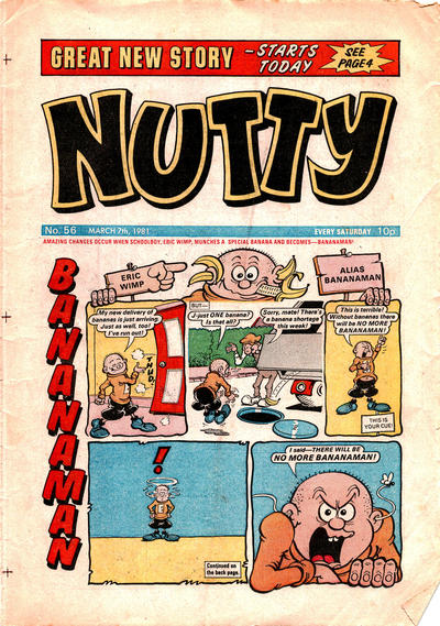 Cover for Nutty (D.C. Thomson, 1980 series) #56