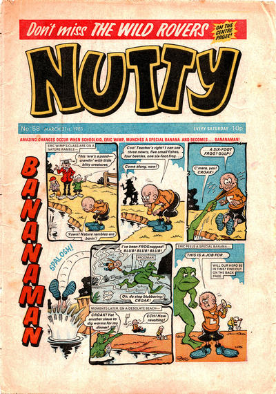 Cover for Nutty (D.C. Thomson, 1980 series) #58