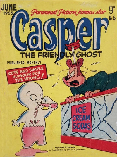 Cover for Casper the Friendly Ghost (Associated Newspapers, 1955 series) #6