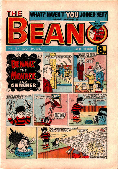 Cover for The Beano (D.C. Thomson, 1950 series) #1987