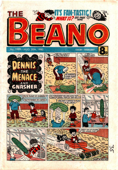 Cover for The Beano (D.C. Thomson, 1950 series) #1989