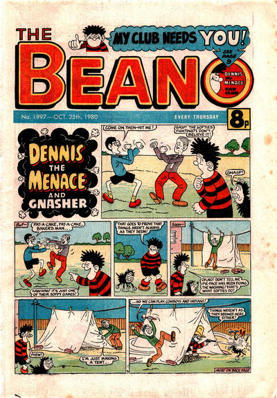 Cover for The Beano (D.C. Thomson, 1950 series) #1997