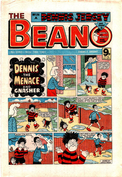 Cover for The Beano (D.C. Thomson, 1950 series) #2052