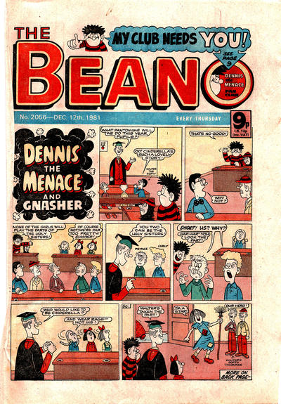 Cover for The Beano (D.C. Thomson, 1950 series) #2056