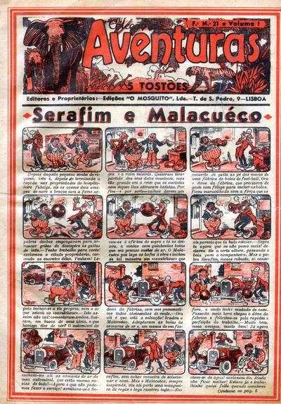 Cover for Colecção de Aventuras (Edições O Mosquito, Lda, 1940 series) #21