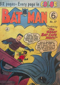 Cover Thumbnail for Batman (K. G. Murray, 1950 series) #77