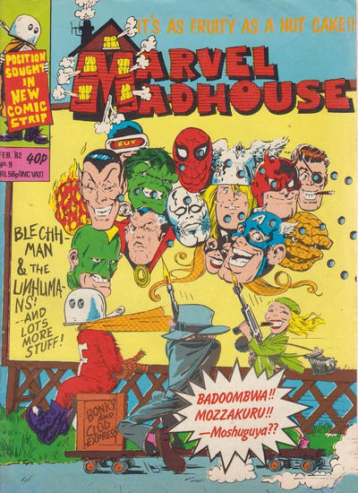 Cover for Marvel Madhouse (Marvel UK, 1981 series) #9