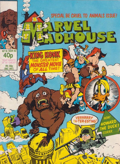 Cover for Marvel Madhouse (Marvel UK, 1981 series) #10