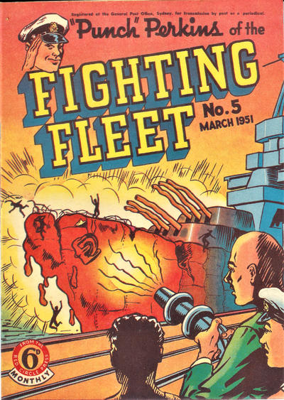 Cover for "Punch" Perkins of the Fighting Fleet (Magazine Management, 1950 series) #5