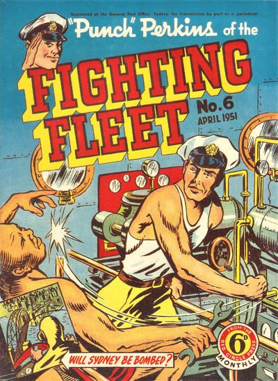 Cover for "Punch" Perkins of the Fighting Fleet (Magazine Management, 1950 series) #6