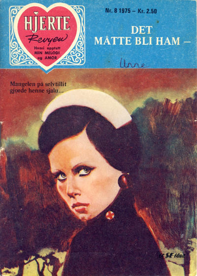Cover for Hjerterevyen (Serieforlaget / Se-Bladene / Stabenfeldt, 1960 series) #8/1975